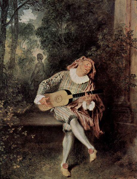 Jean-Antoine Watteau Mezzetin France oil painting art
